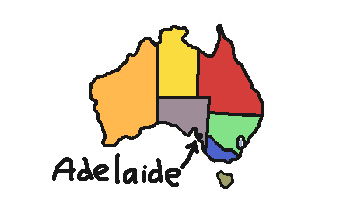 adelaide south australia map