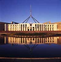 parliament house in canberra