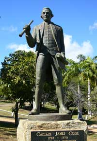 james cook,  discoverer of the endeavour river