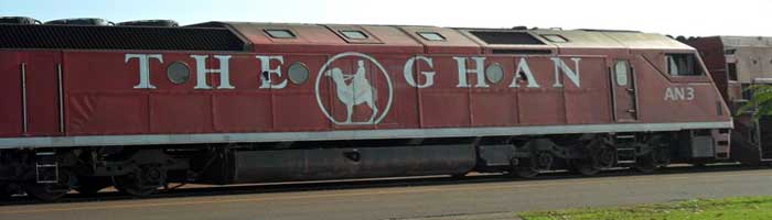 the Ghan can take you from either Darwin or Adelaide to Alice Springs