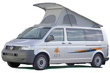 budget camper vans, motorhomes, campers and RV hire and rentals