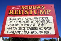the red stump