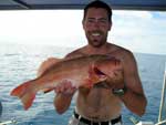simon monk with a coral trout