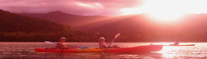 sea kayaking in cape tribulation in australia